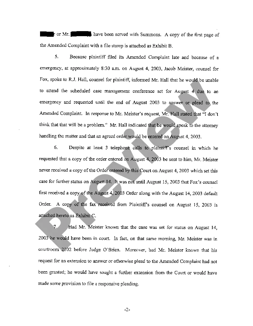 Get A16 Defendants Motion To Reconsider Order Denying Extension of Time to Answer Preview A16 Defendants Motion To Reconsider Order Denying Extension of Time to Answer