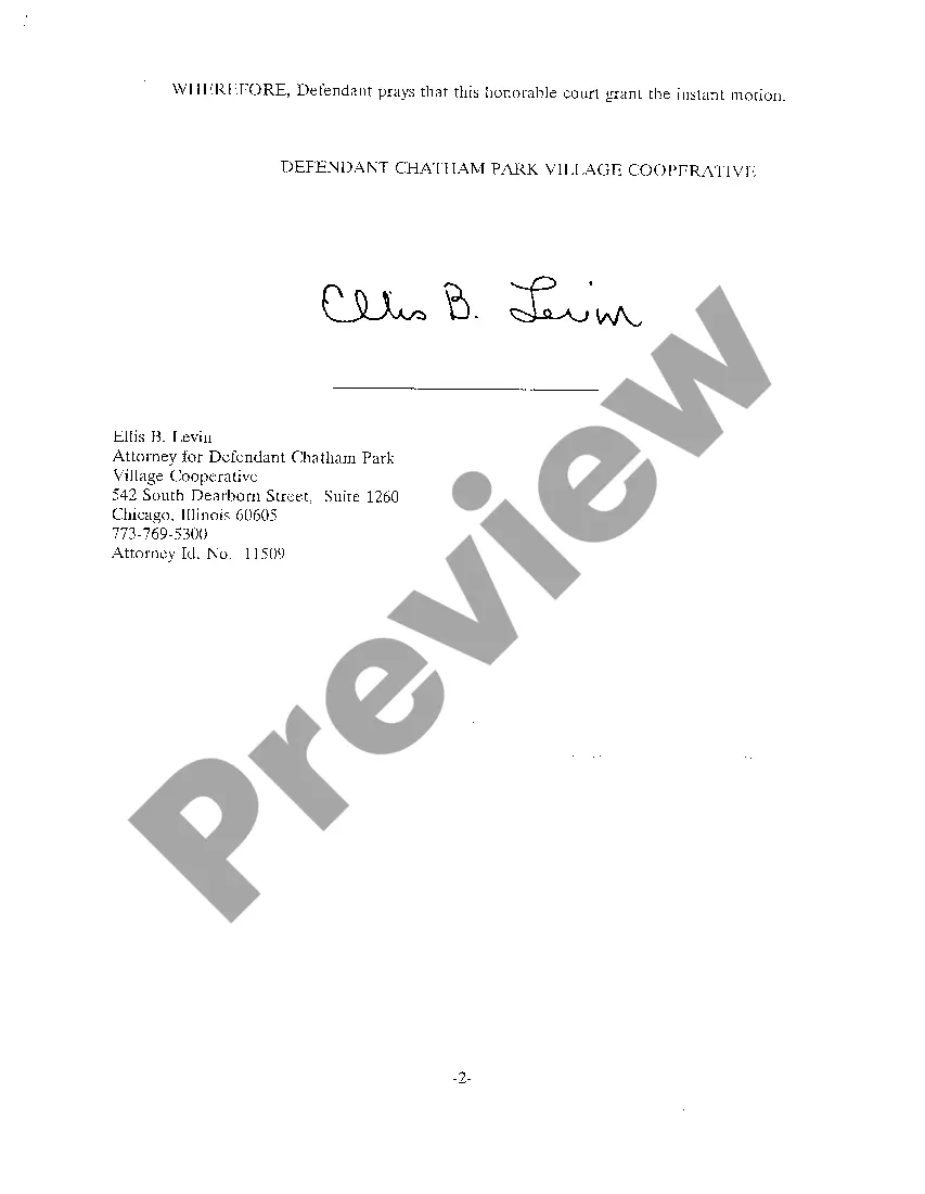 Preview A06 Defendant's Motion For Leave To File Its Reply Instanter