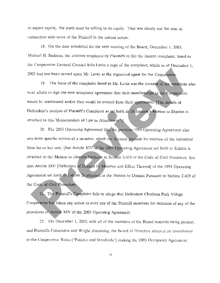 Get A09 Memorandum Of Law In Support Of Defendant's Motion To Dismiss Pursuant To Section 2-619 Preview A09 Memorandum Of Law In Support Of Defendant's Motion To Dismiss Pursuant To Section 2-619