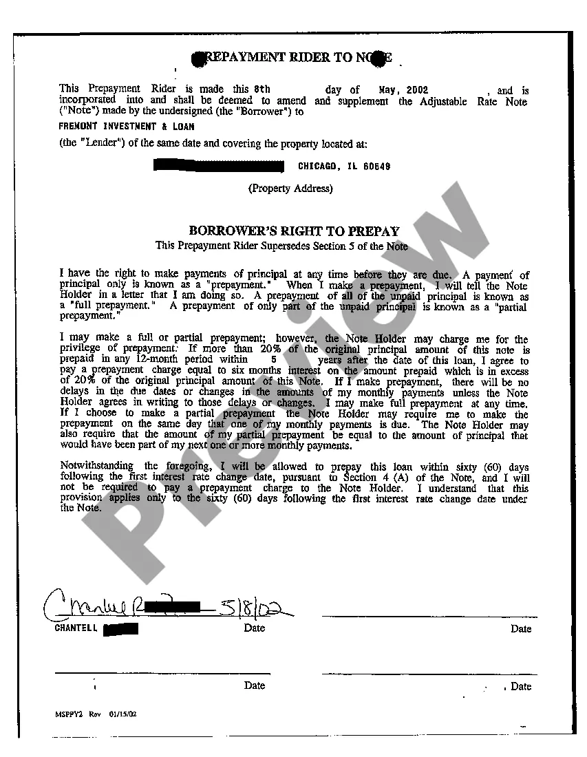 Preview A02 Exhibit A Adjustable Rate Note