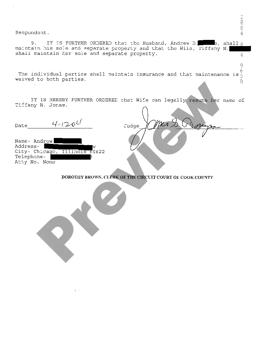 Get Judgment For Dissolution Of Marriage Preview Judgment For Dissolution Of Marriage