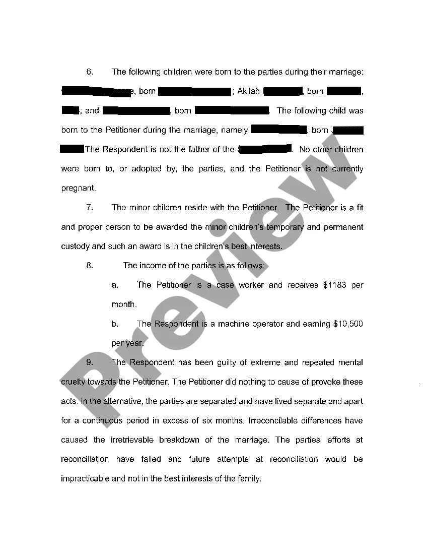 Get A02 Second Amended Petition For Dissolution Of Marriage Preview A02 Second Amended Petition For Dissolution Of Marriage