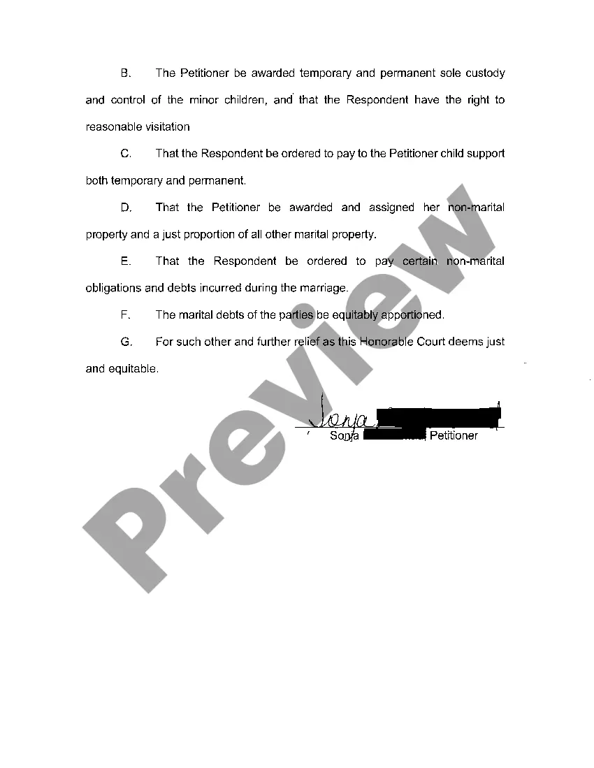 Get A02 Second Amended Petition For Dissolution Of Marriage Preview A02 Second Amended Petition For Dissolution Of Marriage