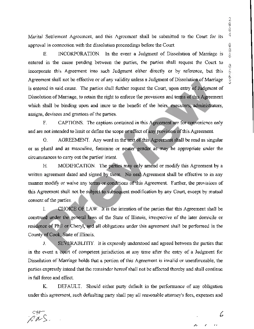 Preview A03 Judgment For Dissolution Of Marriage