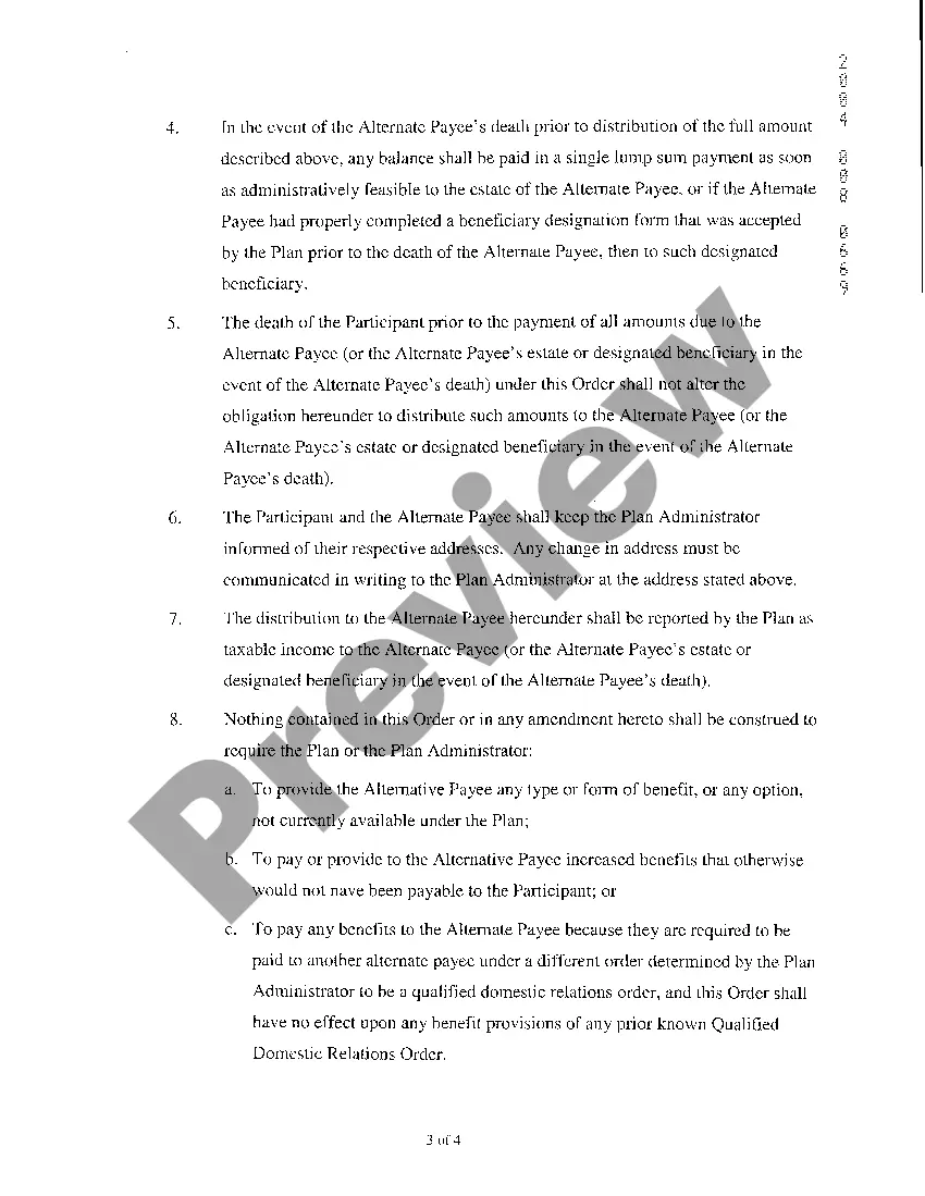 Preview A04 Qualified Domestic Relations Order