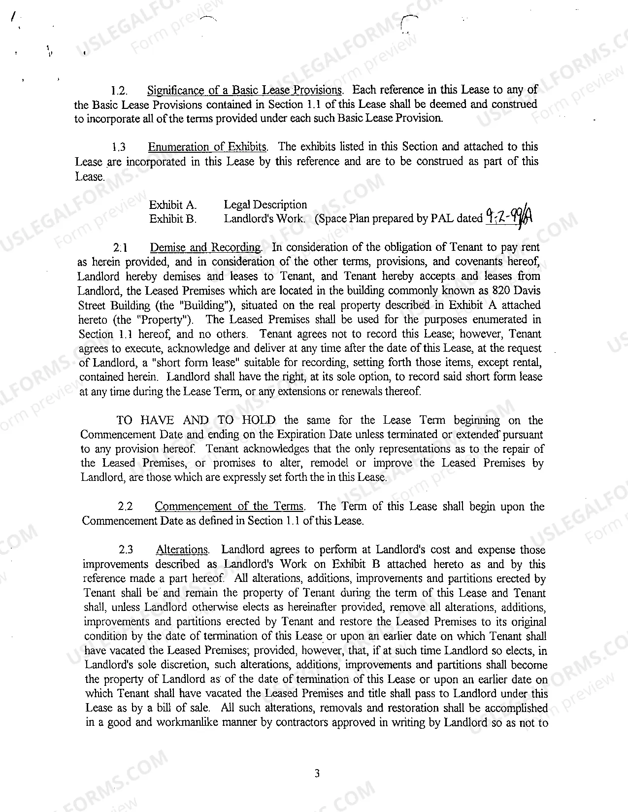 Preview A01 Complaint Alleging Nonpayment of Rent on Commercial Lease