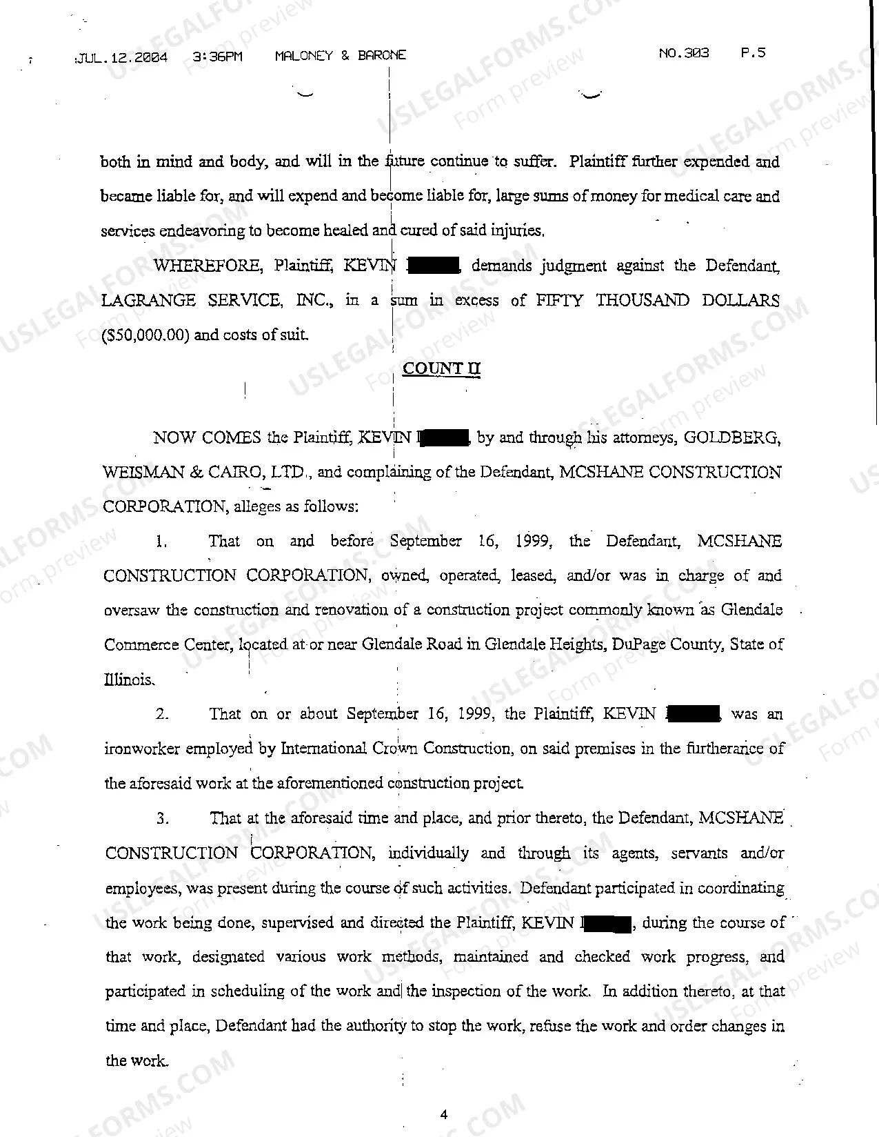 Preview A06 Routine Notice Of Motion for Leave to File Petition to Intervene