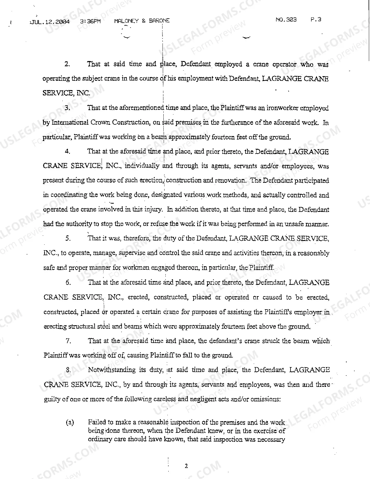 Preview A06 Routine Notice Of Motion for Leave to File Petition to Intervene