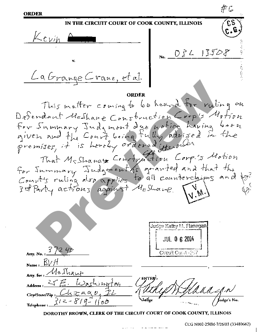 Chicago Illinois Memorandum Opinion And Order Granting Defendant's