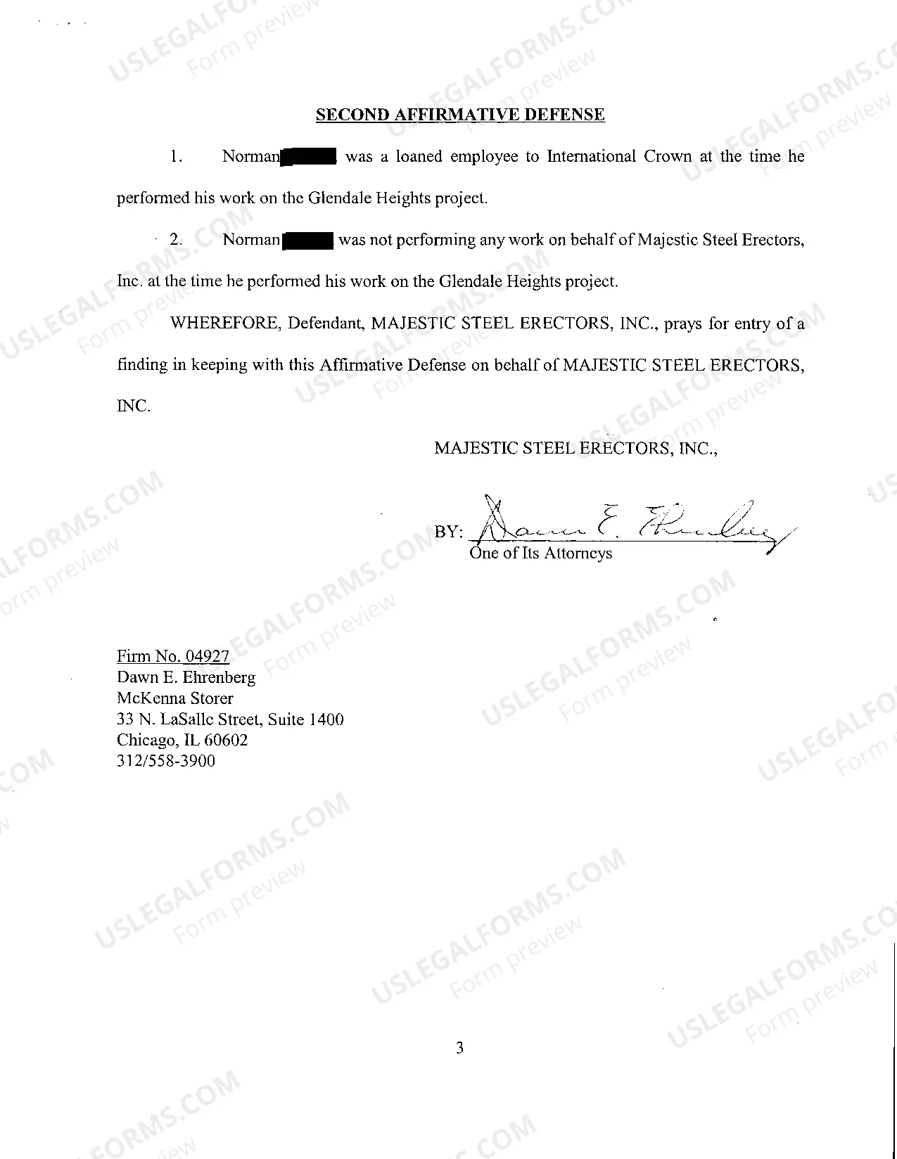 Preview A03 Affirmative Defenses