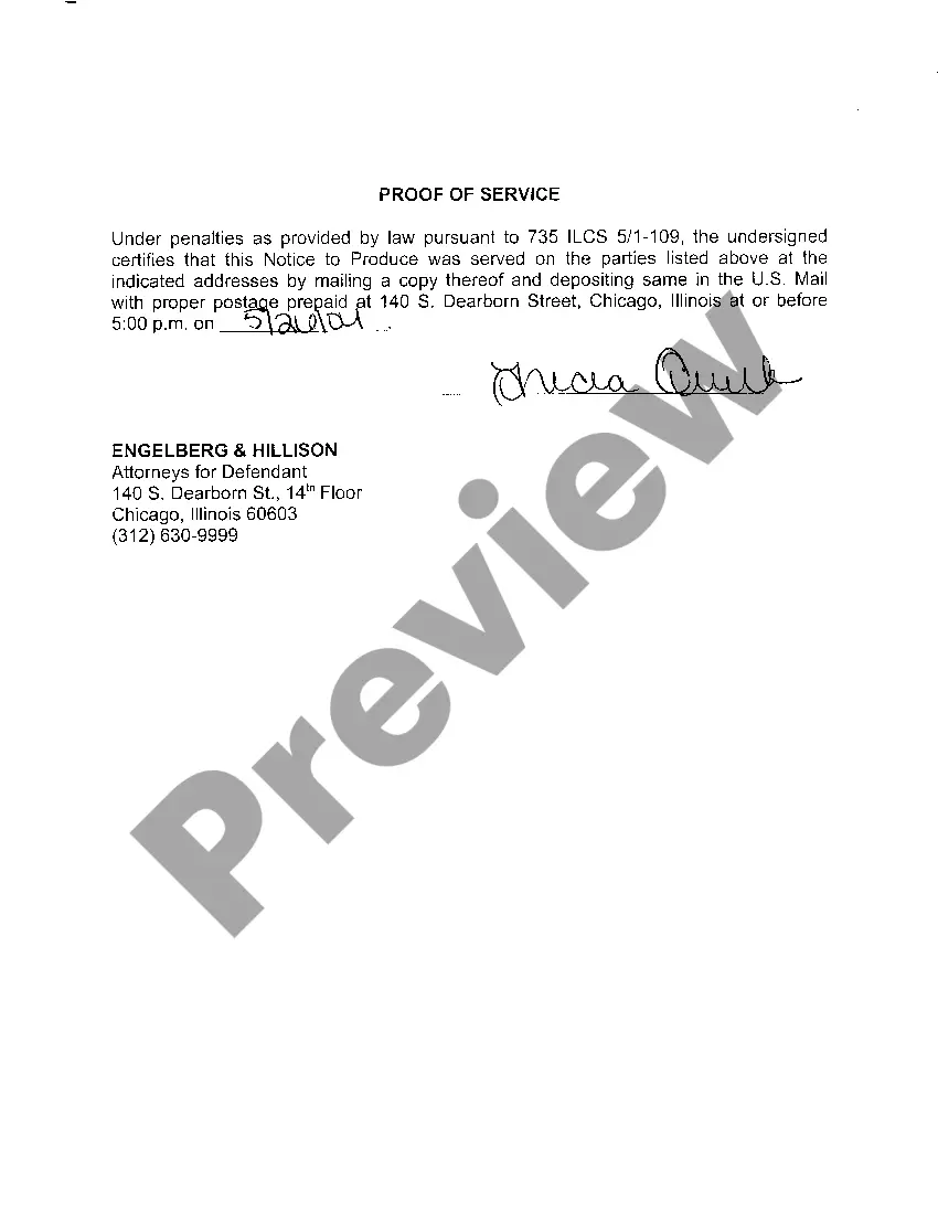 Get A05 Notice To Produce Information At Trial Filed by Defendants Preview A05 Notice To Produce Information At Trial Filed by Defendants