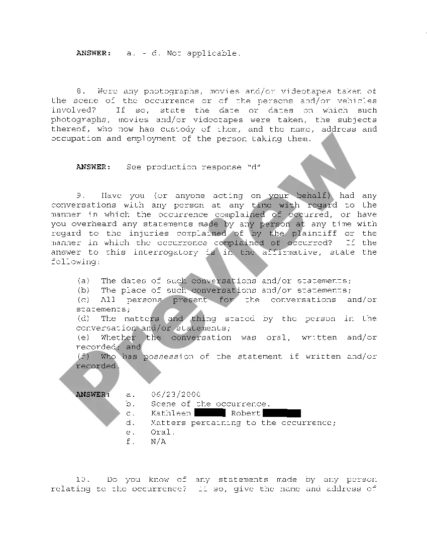 Get A08 Notice Of Filing Answer To Interrogatories Preview A08 Notice Of Filing Answer To Interrogatories