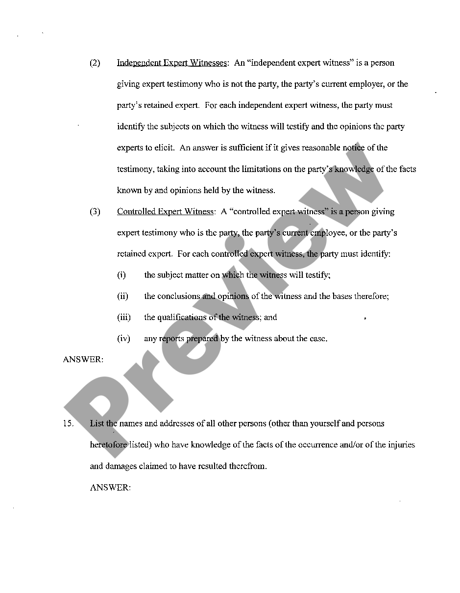 Illinois plaintiff s interrogatories to defendant illinois