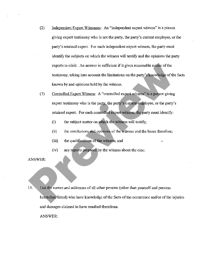Preview A04 Plaintiff's Interrogatories to Defendant