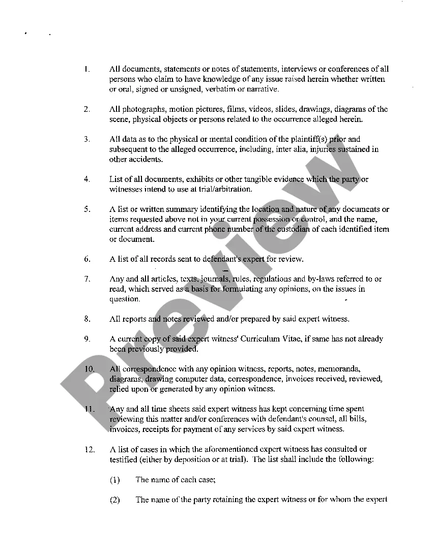 Preview A06 Plaintiff's Request to Produce