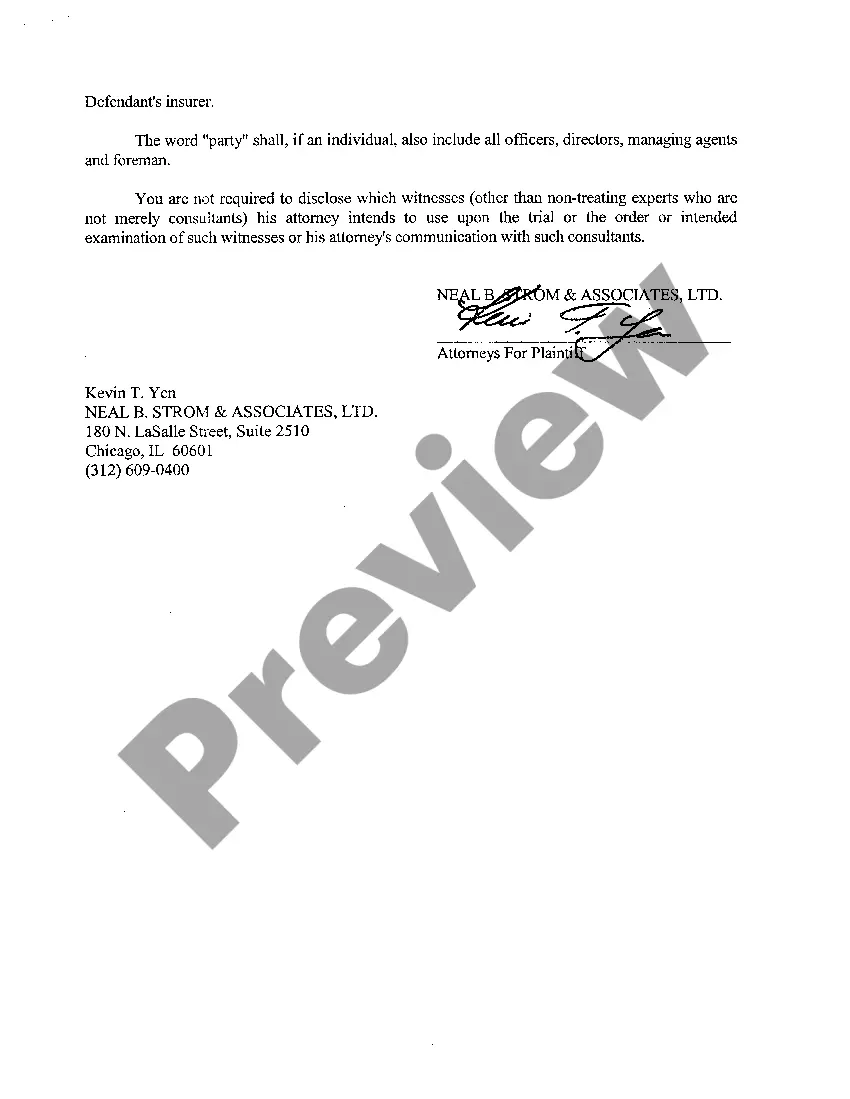 Preview A18 Notice to Produce at Time of Trial Arbitration to All Defendants