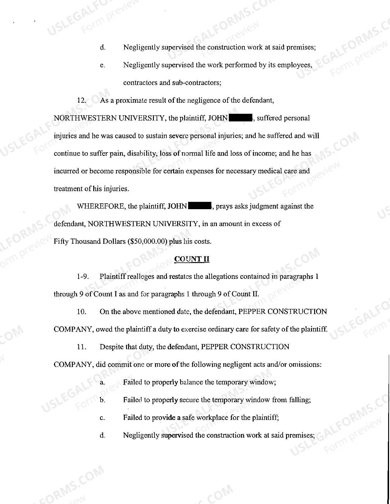 Preview A20 Amended Complaint at Law