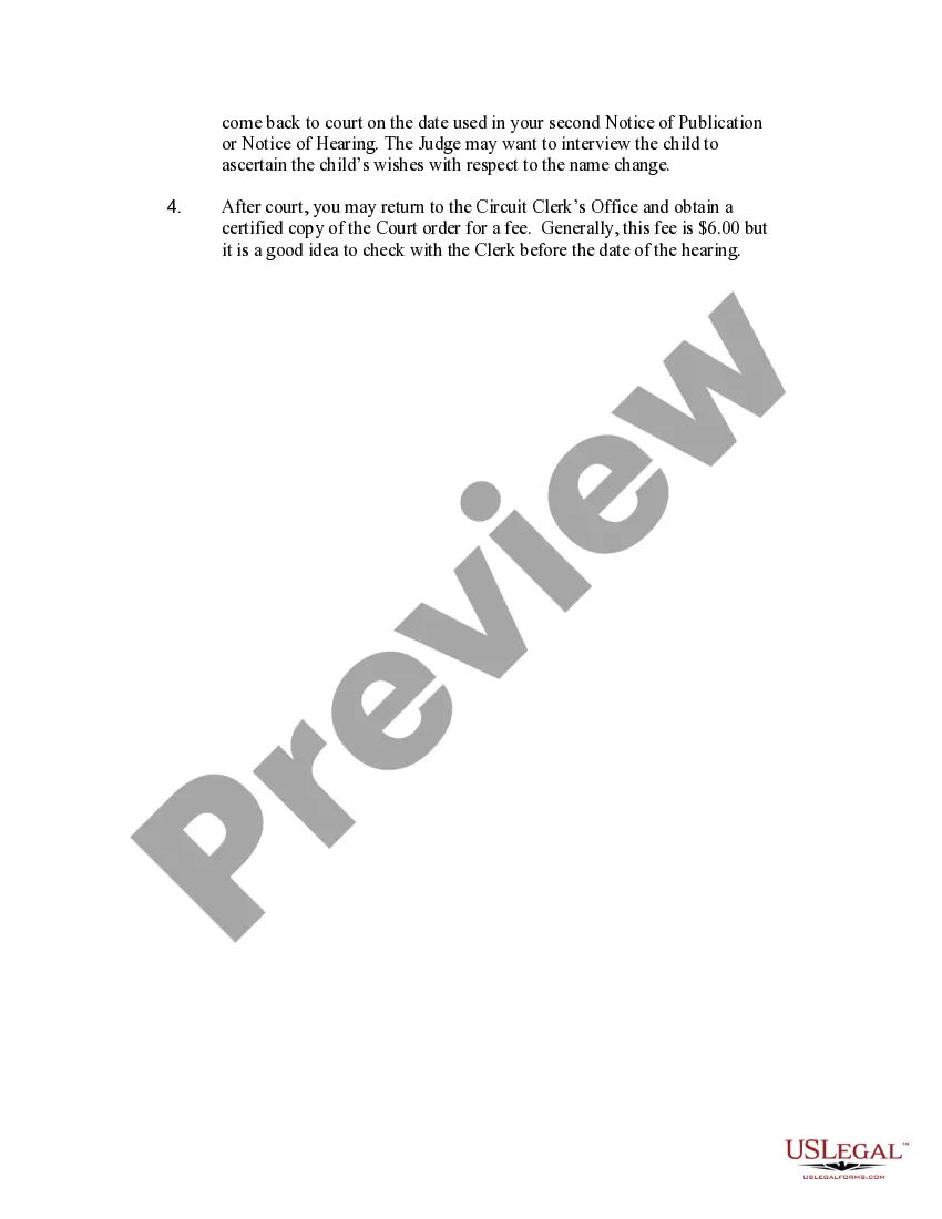 Preview Addendum - Name Change