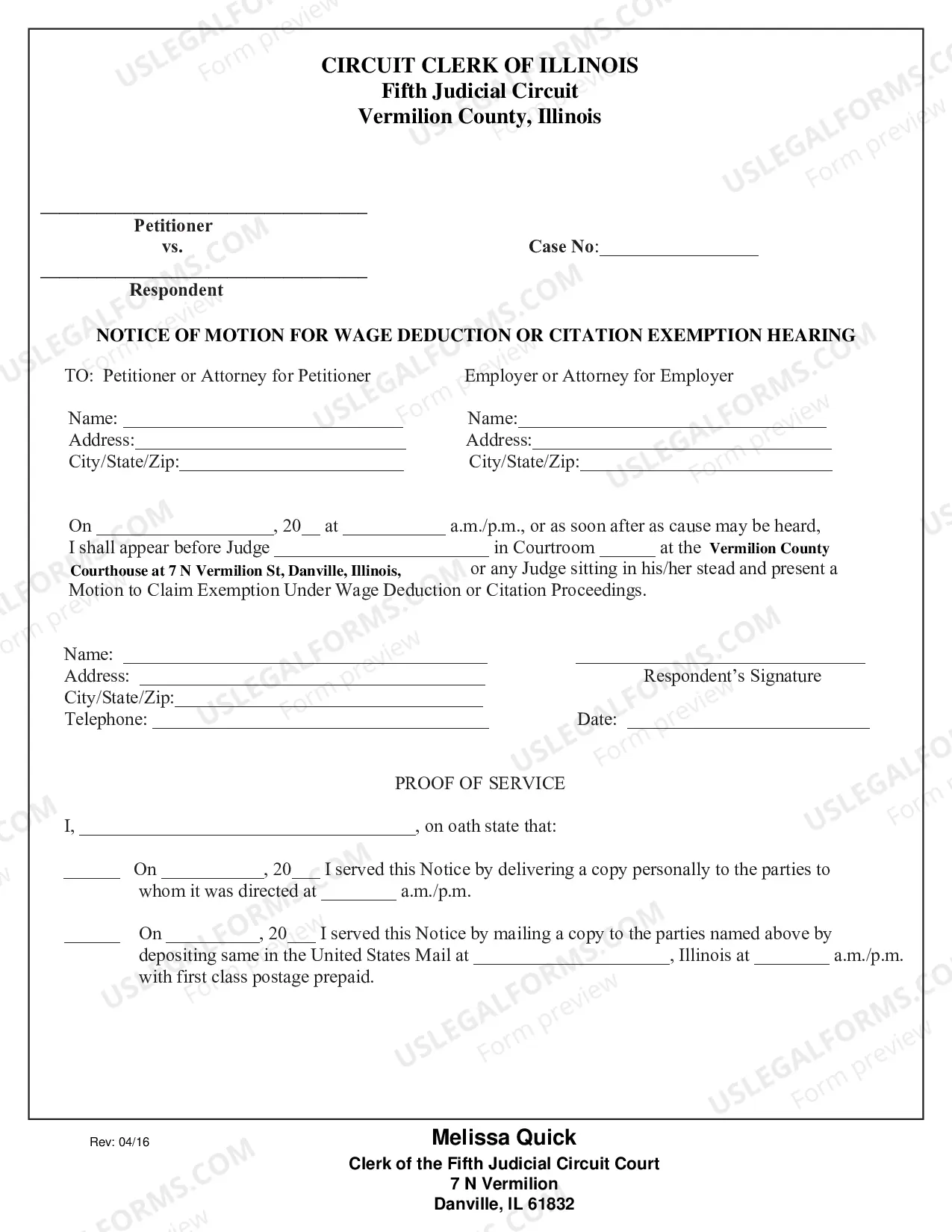 Preview Motion To Claim Exemption Under Wage Deduction Proceedings