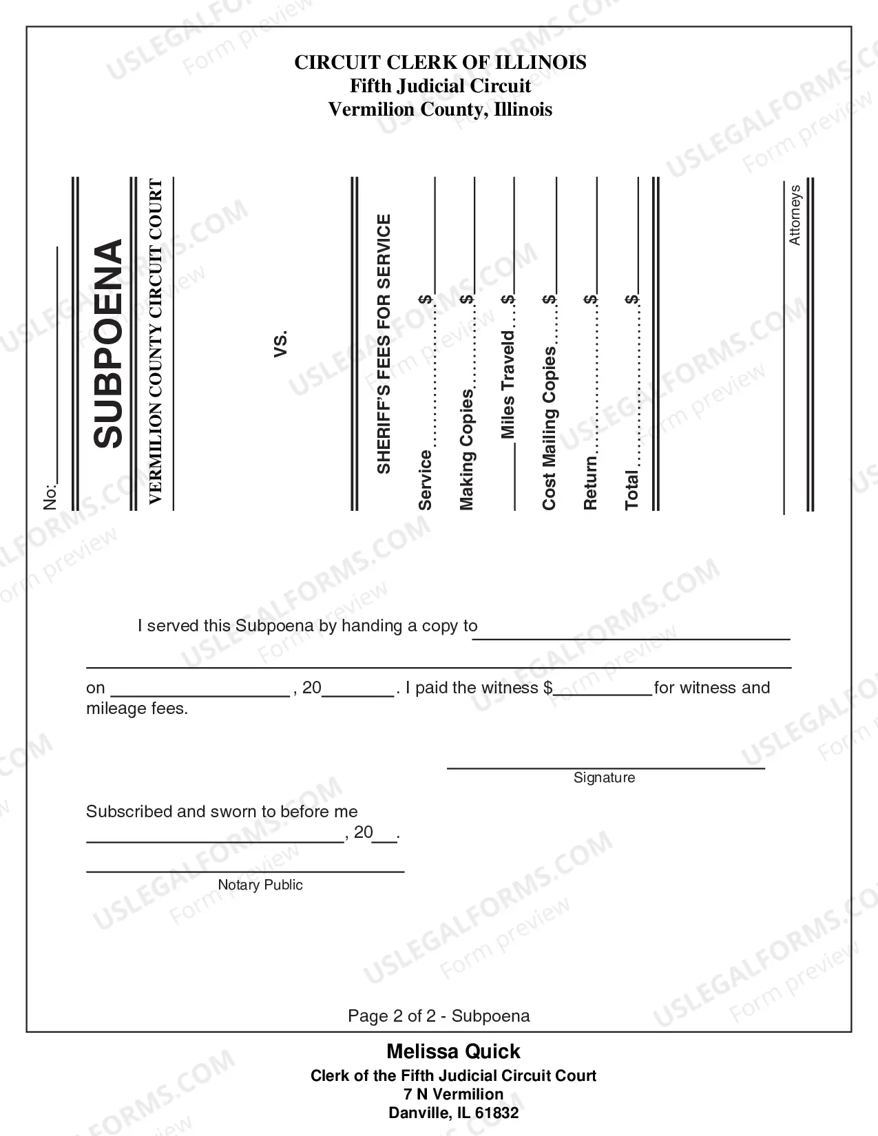 Preview Subpoena