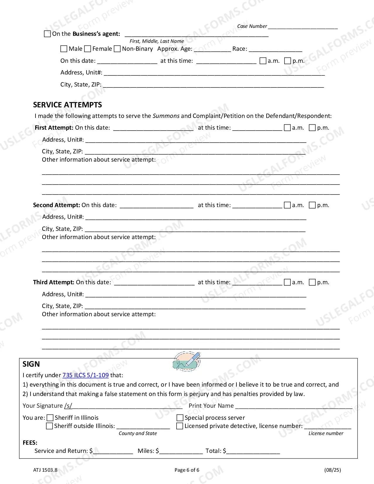 Preview Circuit Clerk Summons