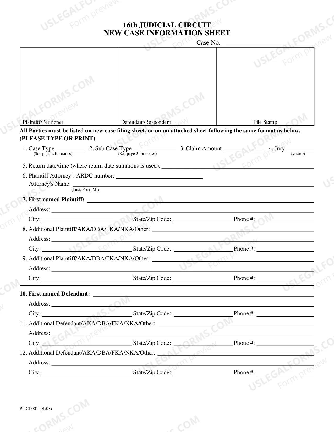 Preview Tax Objection Complaint Packet