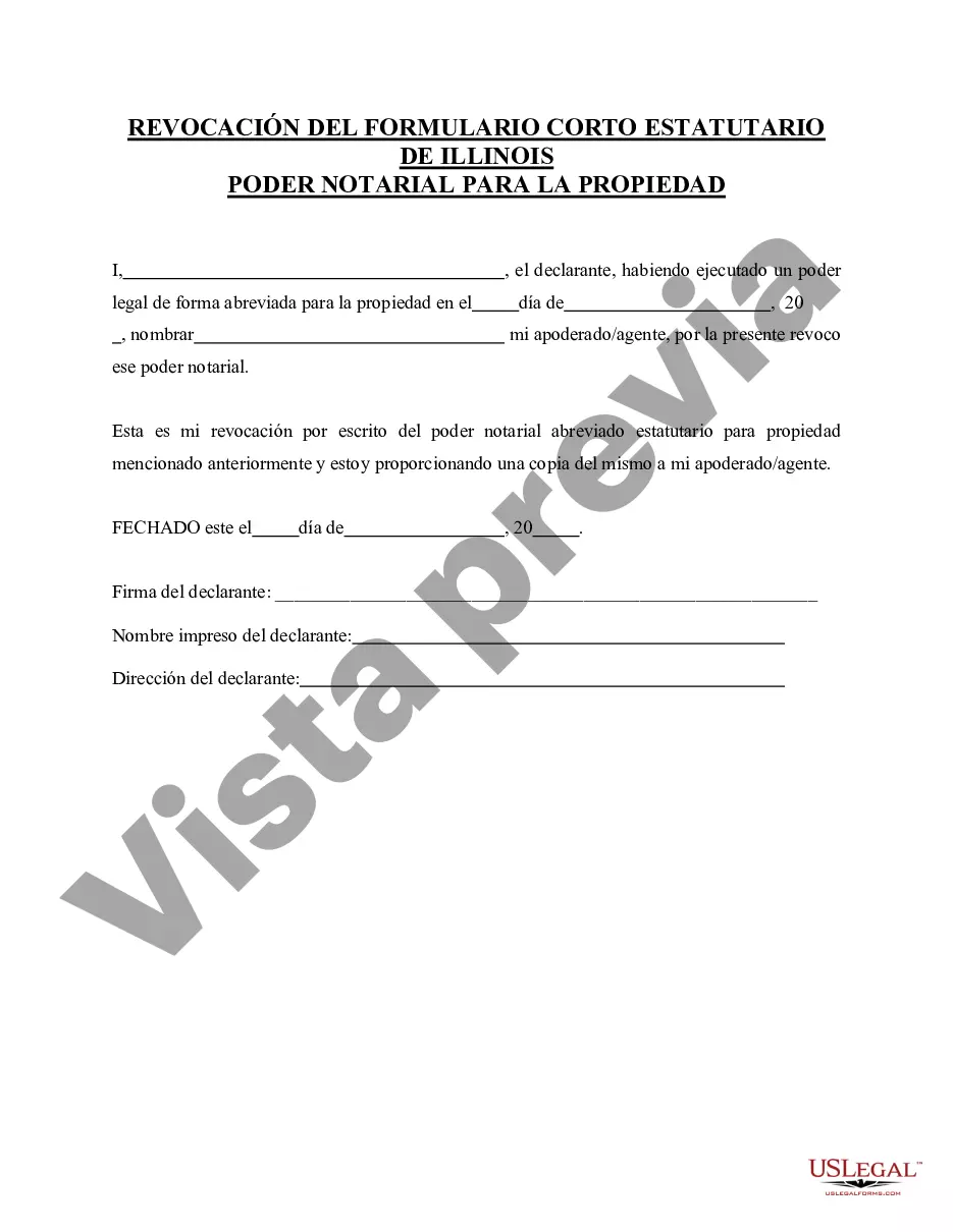 Preview Revocación del Poder General Estatutario