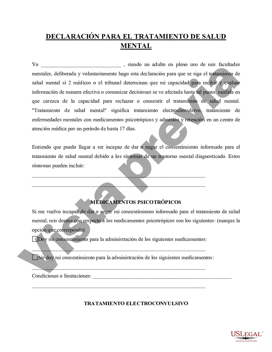 Preview Poder notarial legal para la atención de la salud mental
