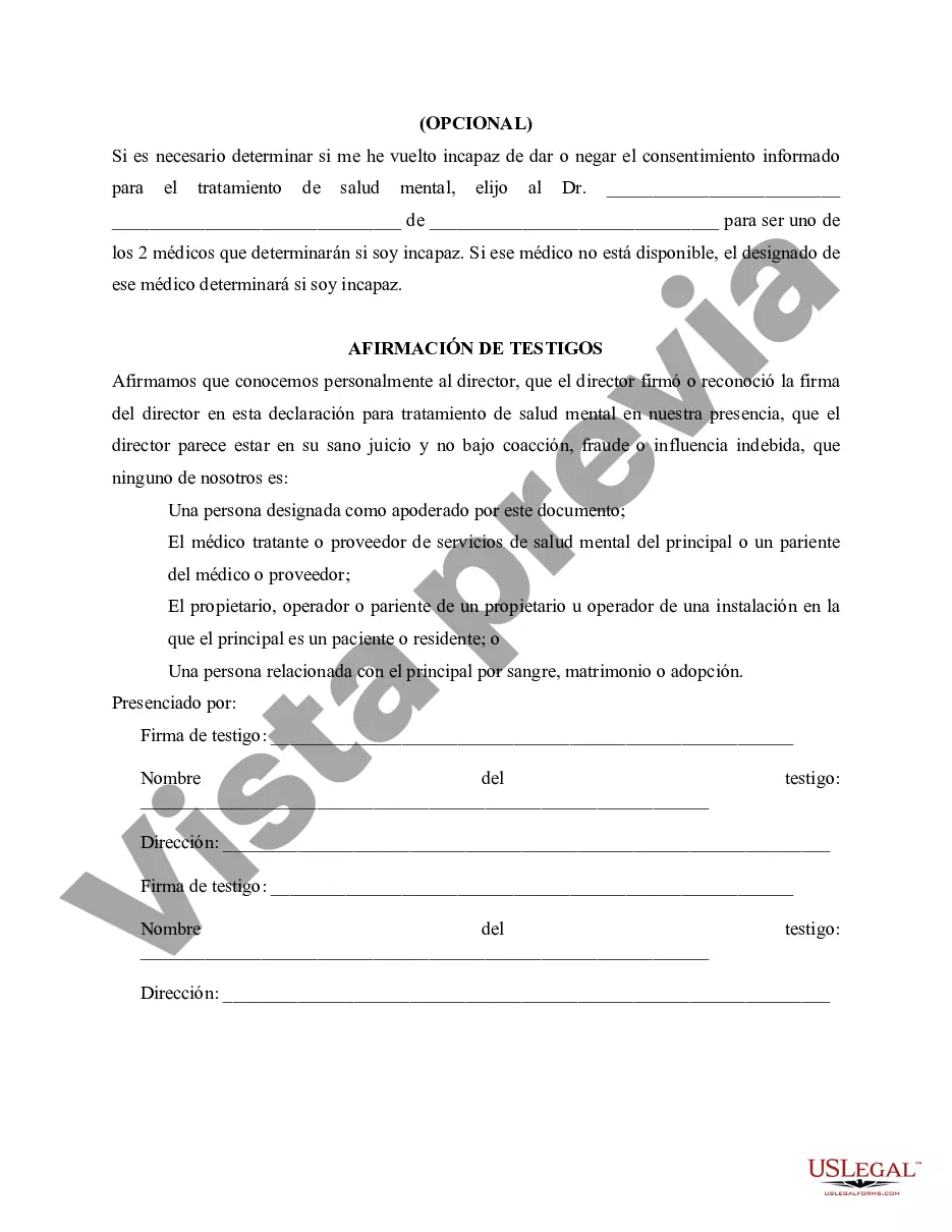 Preview Poder notarial legal para la atención de la salud mental