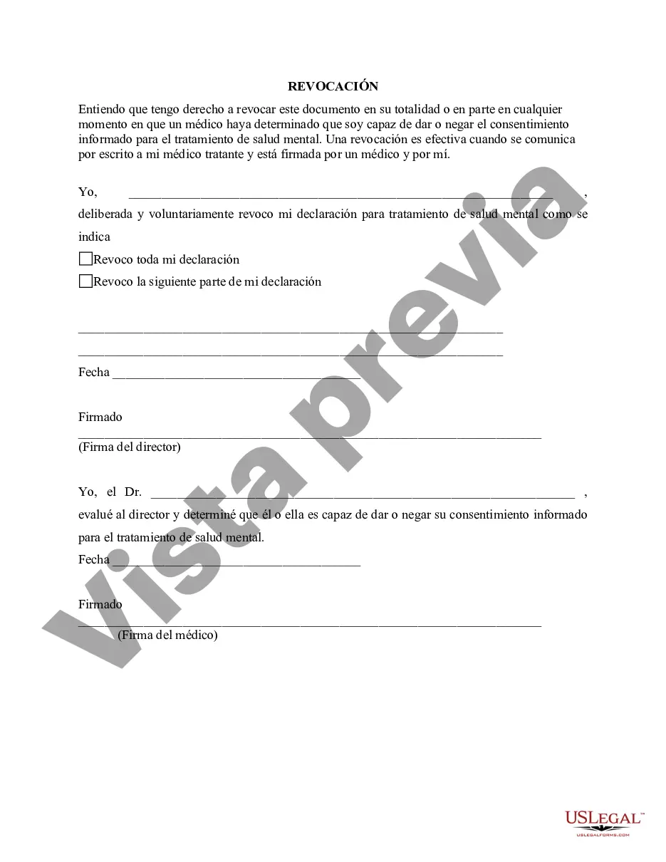Preview Poder notarial legal para la atención de la salud mental