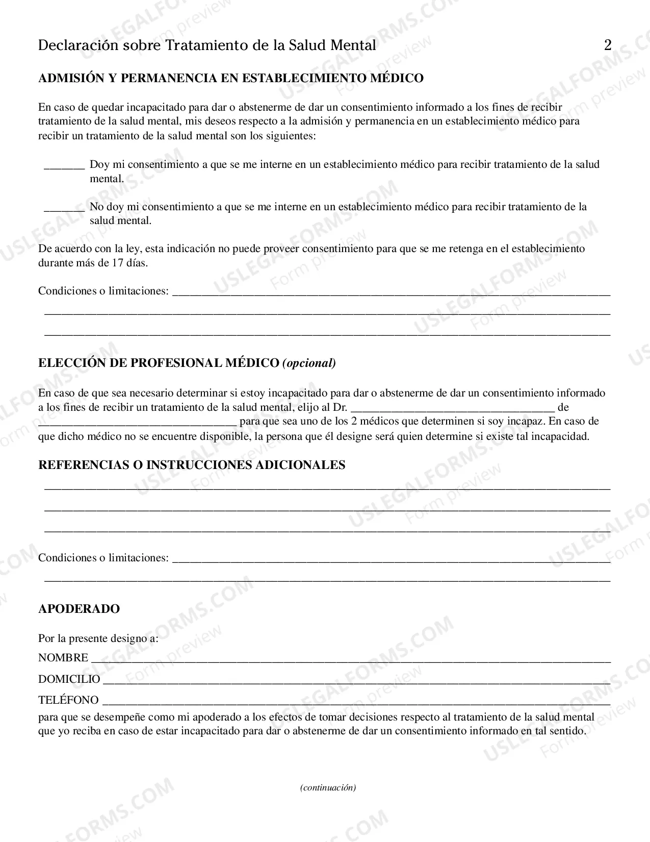 Preview Declaracion sobre Tratamiento de la Salud Mental