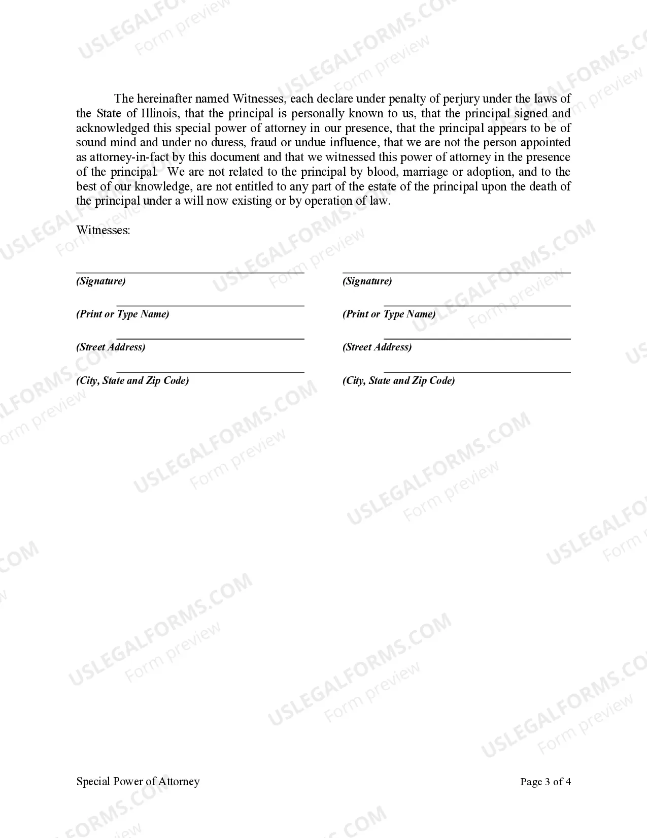 Preview Special or Limited Power of Attorney for Real Estate Sales Transaction By Seller