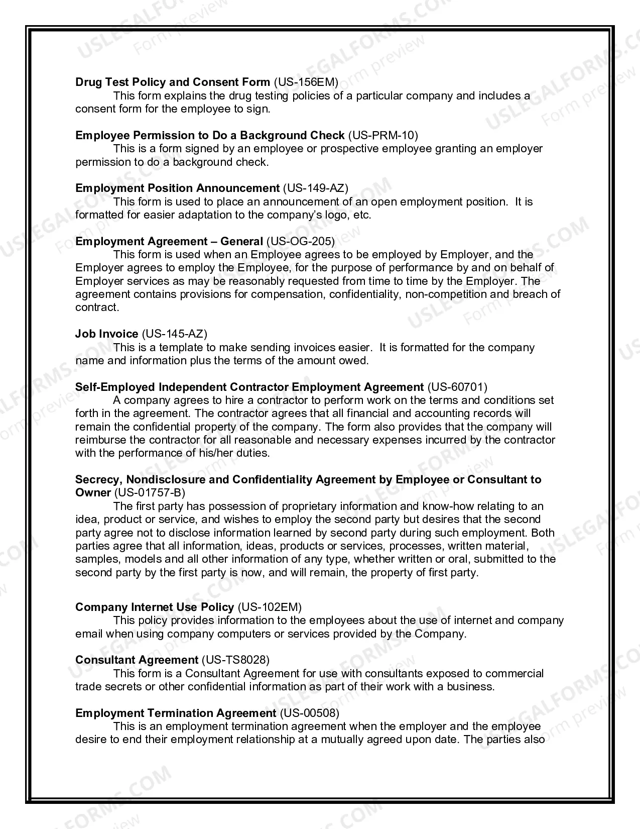 Preview Illinois Sole Proprietorship Essential Startup Kit