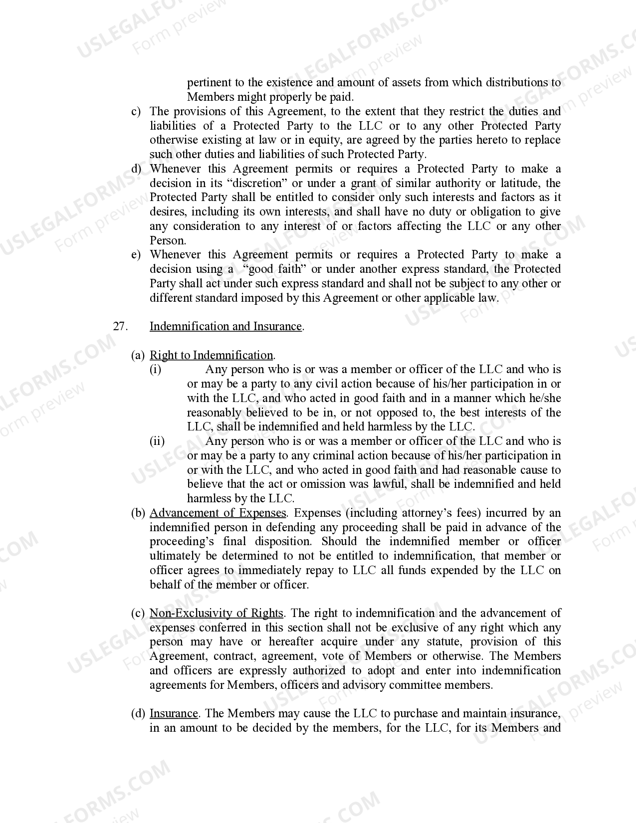 Pllc Form.pdf Illinois Sample Operating Agreement for Professional Limited Liability ...