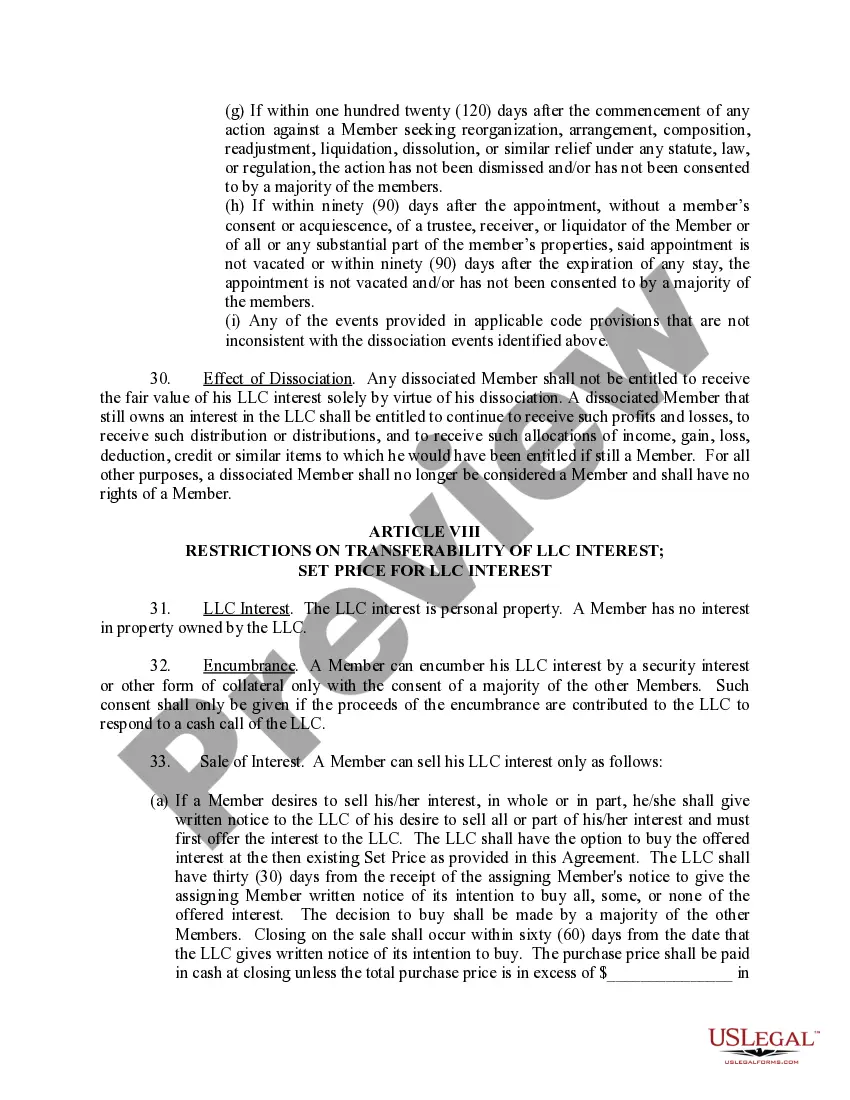 Get Sample Operating Agreement for Professional Limited Liability Company PLLC Preview Sample Operating Agreement for Professional Limited Liability Company PLLC
