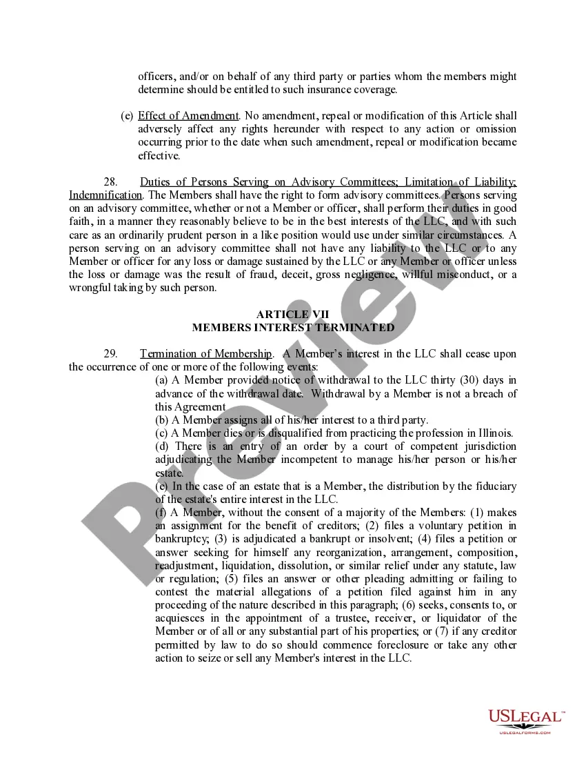 Get Sample Operating Agreement for Professional Limited Liability Company PLLC Preview Sample Operating Agreement for Professional Limited Liability Company PLLC