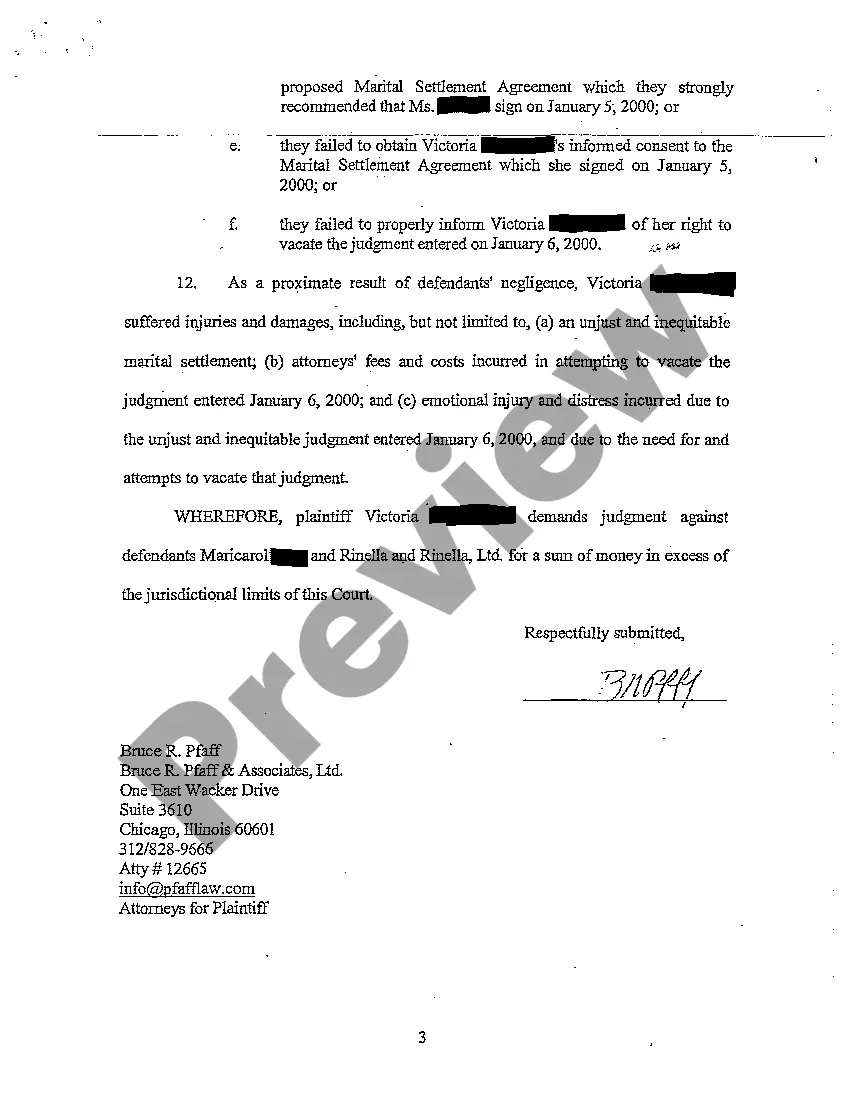 Preview A01 Motion To Dismiss By Defendants to Legal Malpractice Action