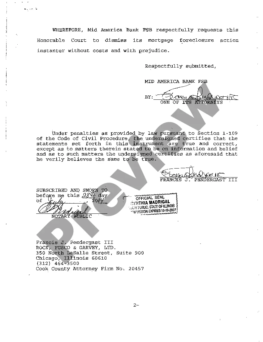 Get A01 Motion To Dismiss Its Mortgage Foreclosure Action Preview A01 Motion To Dismiss Its Mortgage Foreclosure Action