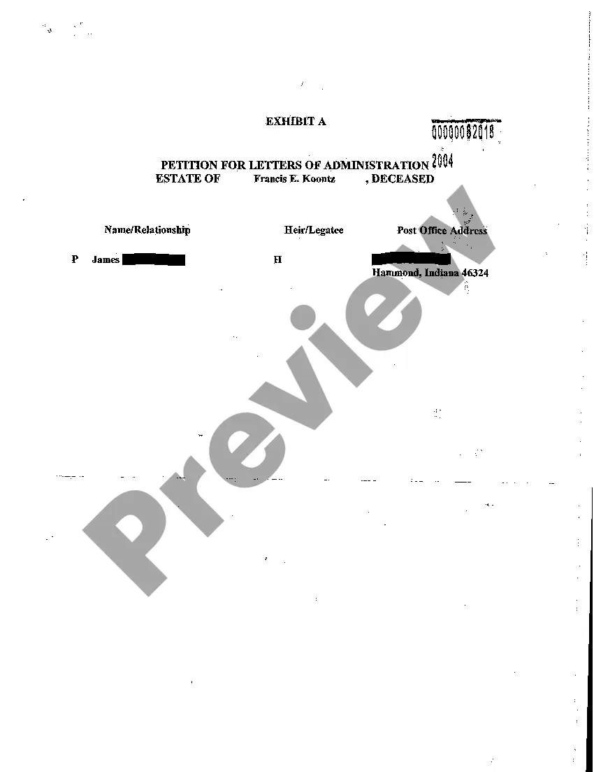 Get Order Appointing Representative Of Decedent's Estate - Intestate Preview Order Appointing Representative Of Decedent's Estate - Intestate