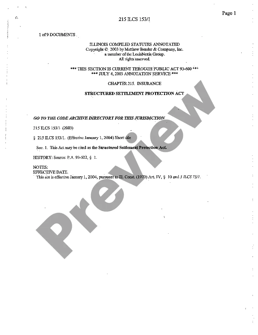 Preview A01 Petition for Approval of Transfer of Structured Settlement Payment Rights