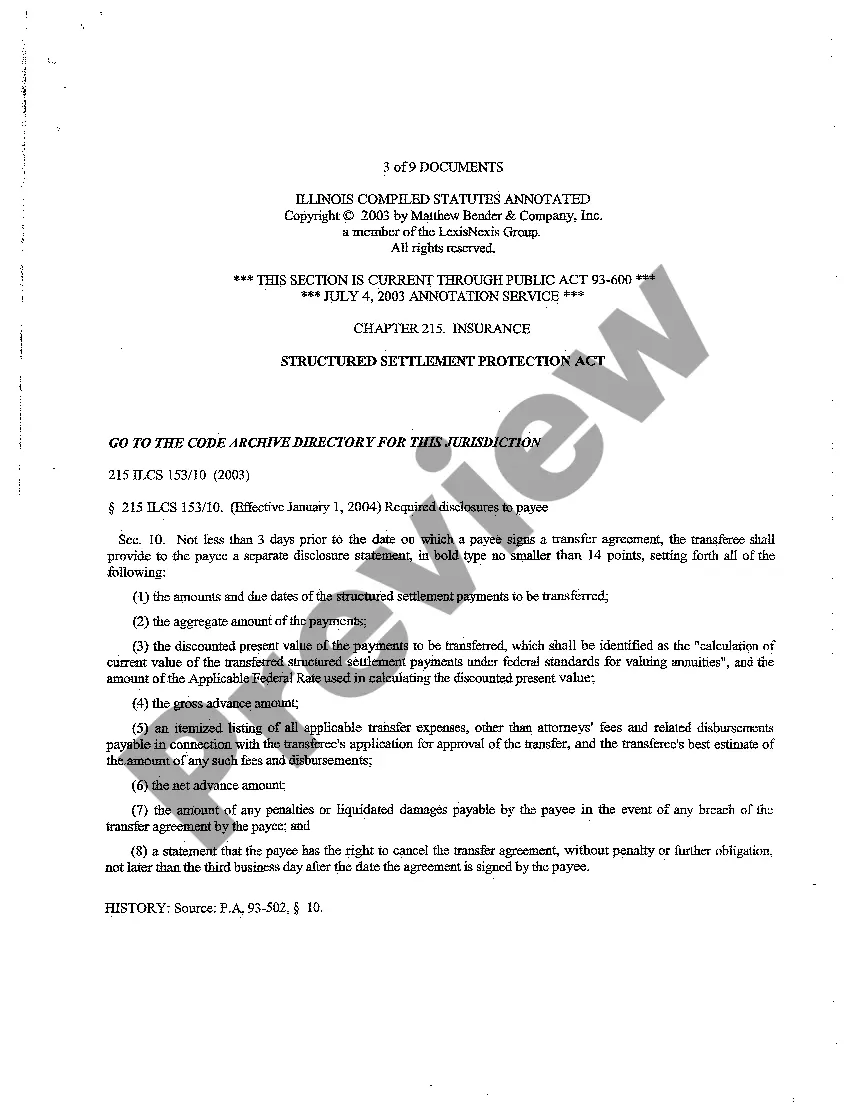 Preview A01 Petition for Approval of Transfer of Structured Settlement Payment Rights