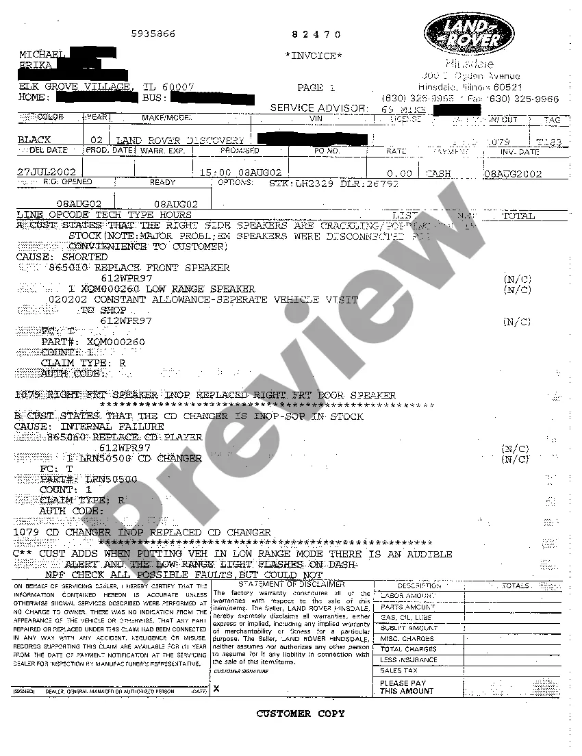 Preview A04 Exhibit C Copies of Service Invoices