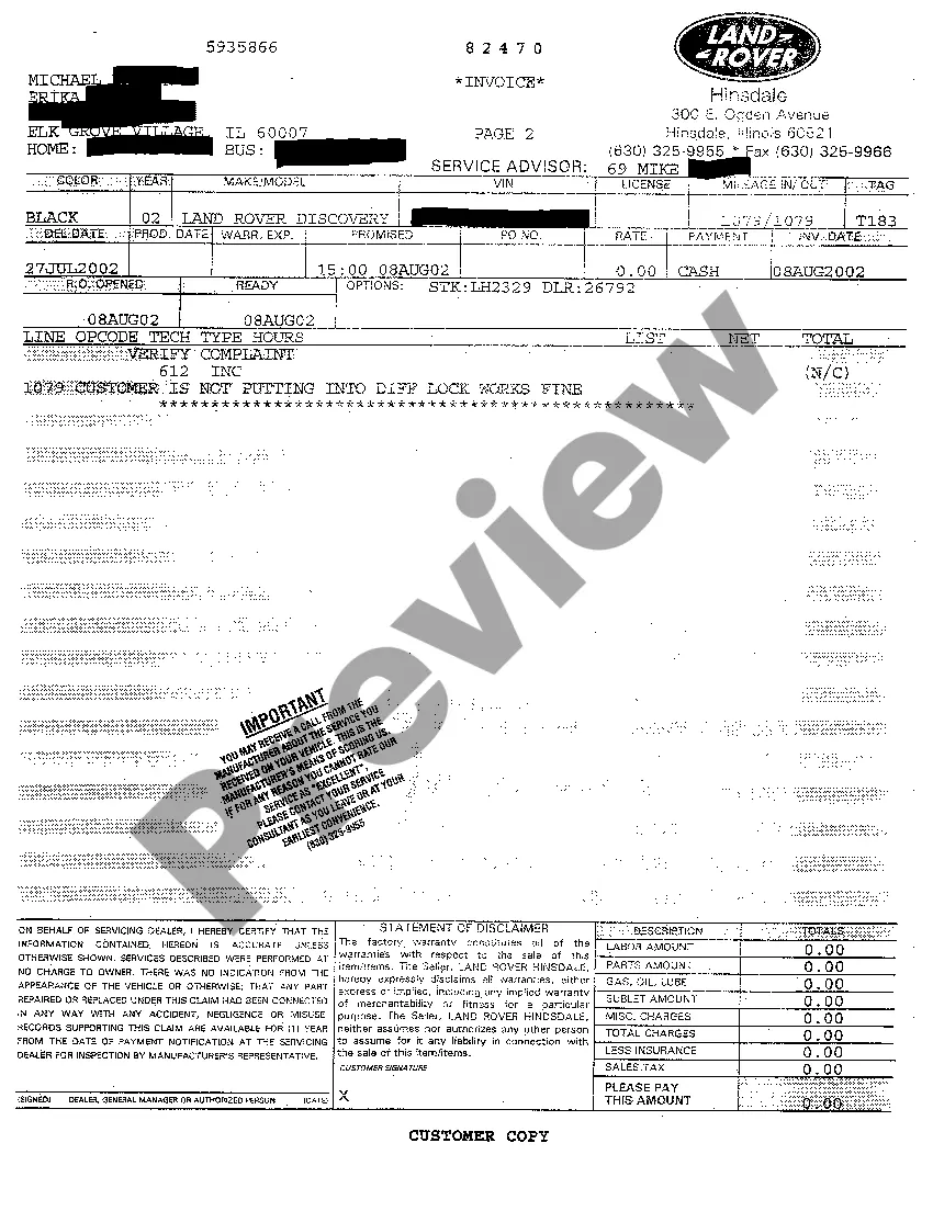 Preview A04 Exhibit C Copies of Service Invoices