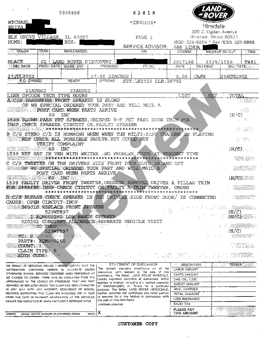 Preview A04 Exhibit C Copies of Service Invoices