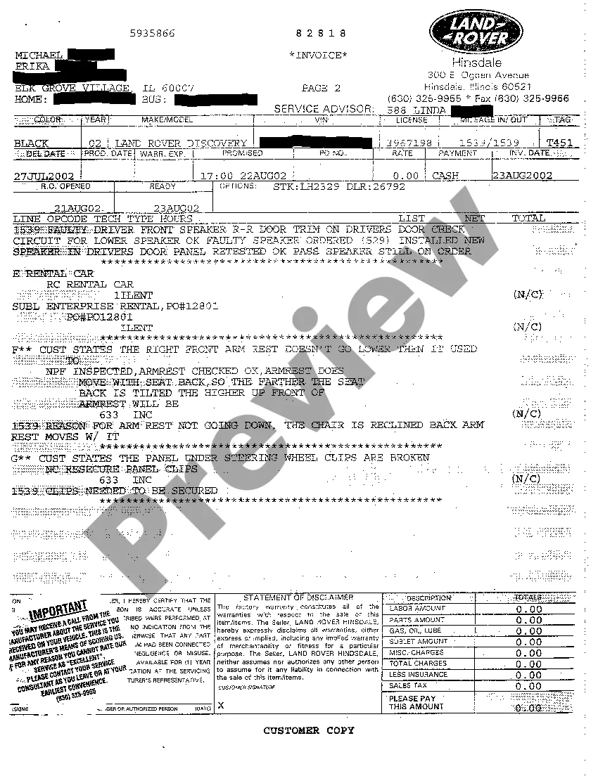 Preview A04 Exhibit C Copies of Service Invoices