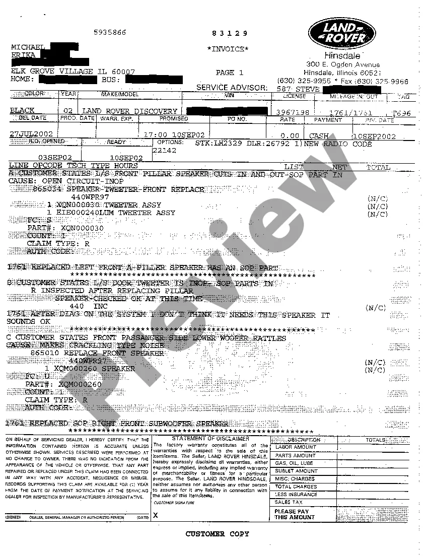 Preview A04 Exhibit C Copies of Service Invoices