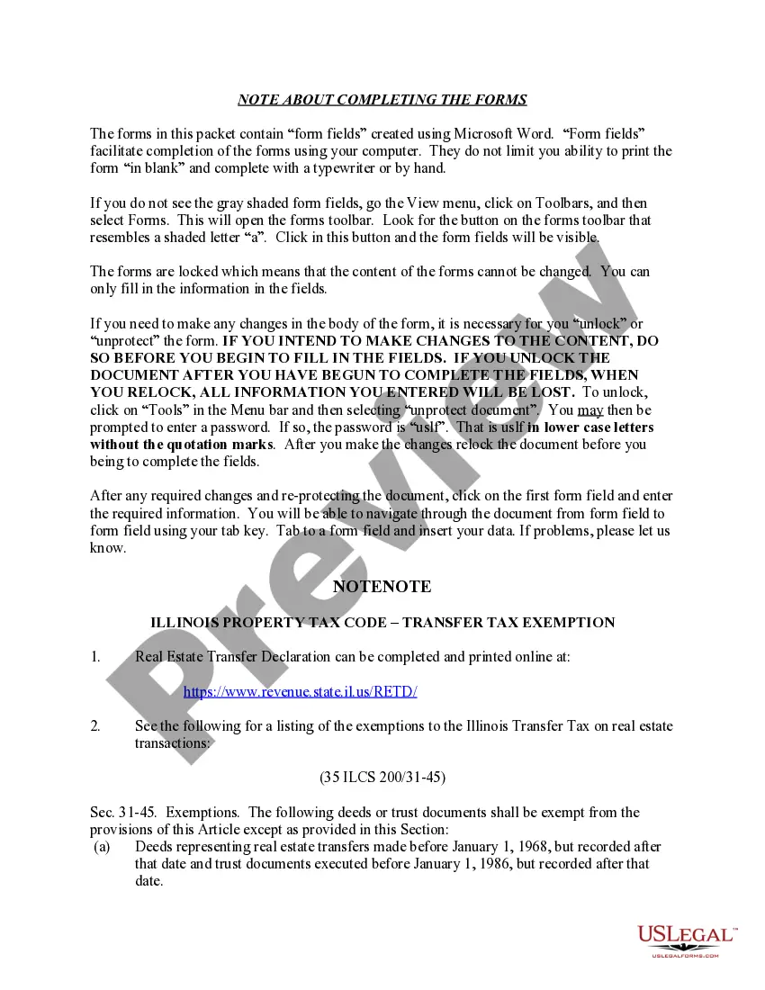 Preview Warranty Deed for Separate or Joint Property to Joint Tenancy