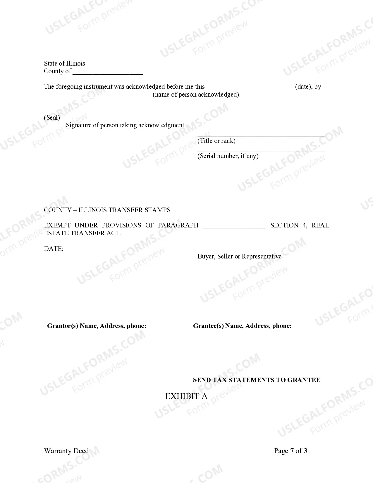 Preview Warranty Deed from two Individuals to One Individual