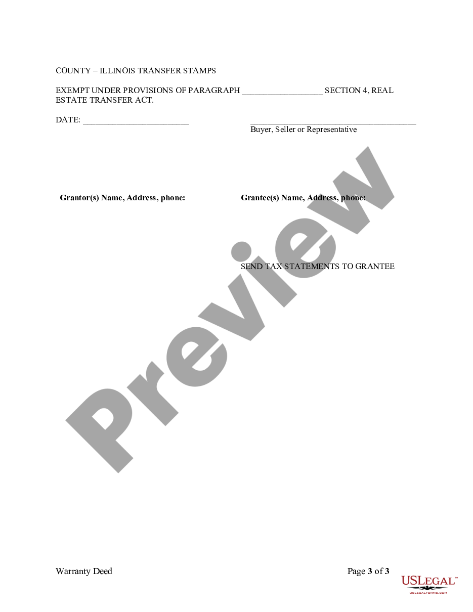 page 6 Warranty Deed from Trust to Individual preview