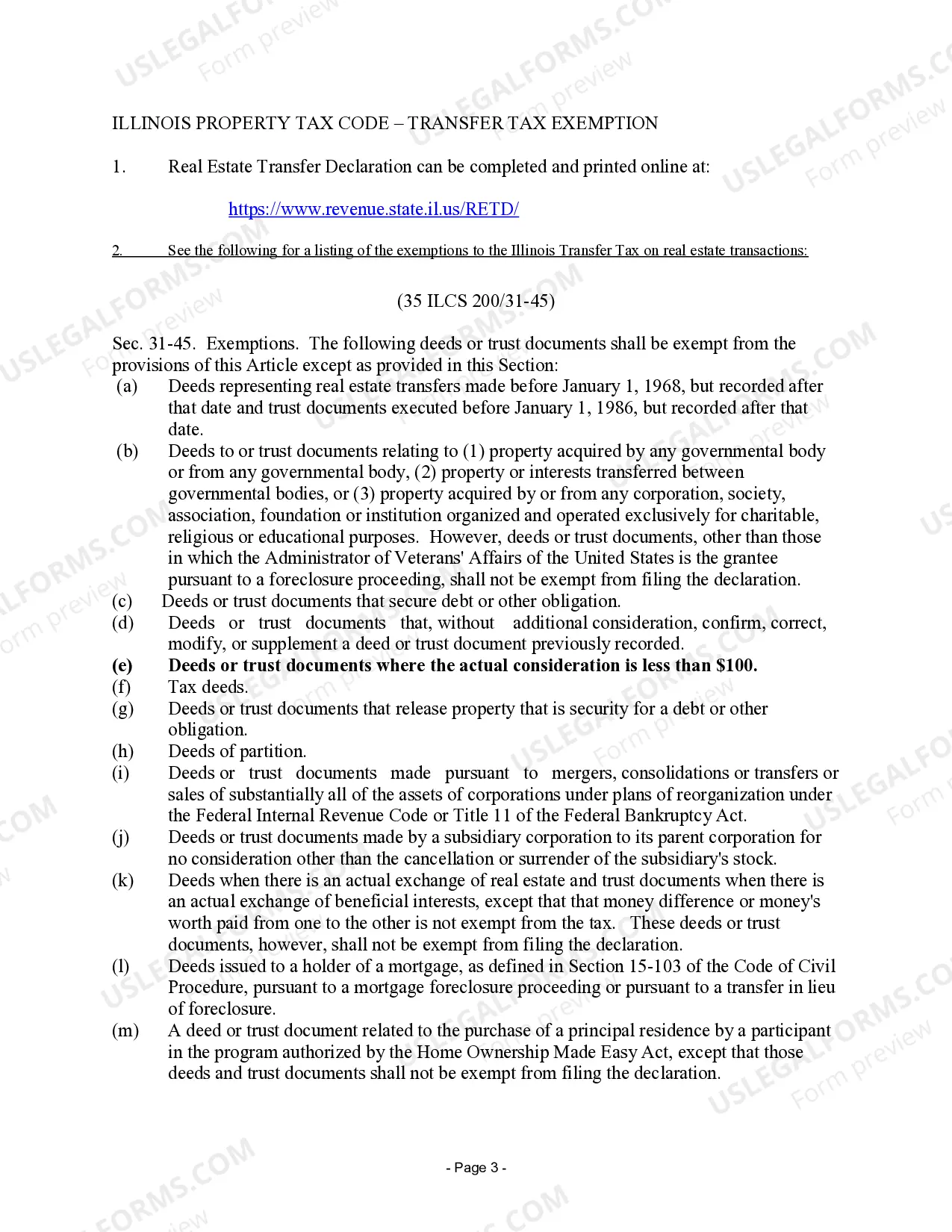 Preview Warranty Deed from Trust to Individual